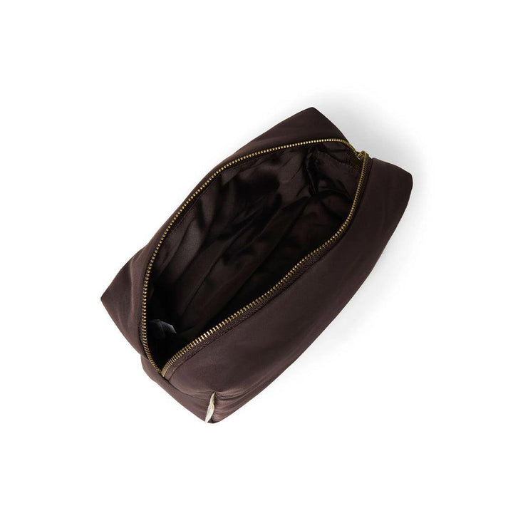 Studio Noos Brown Puffy Pouch - Brown-Changing Bag Pouches-Brown-9 x 23 x 10cm | Natural Baby Shower