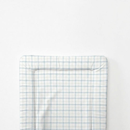 The Little Bumble Co. Standard Changing Mat - Blue Beige Plaid-Changing Mats-Blue Beige Plaid- | Natural Baby Shower