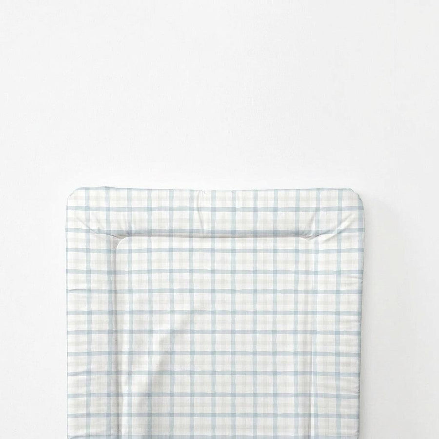 The Little Bumble Co. Standard Changing Mat - Blue Beige Plaid-Changing Mats-Blue Beige Plaid- | Natural Baby Shower