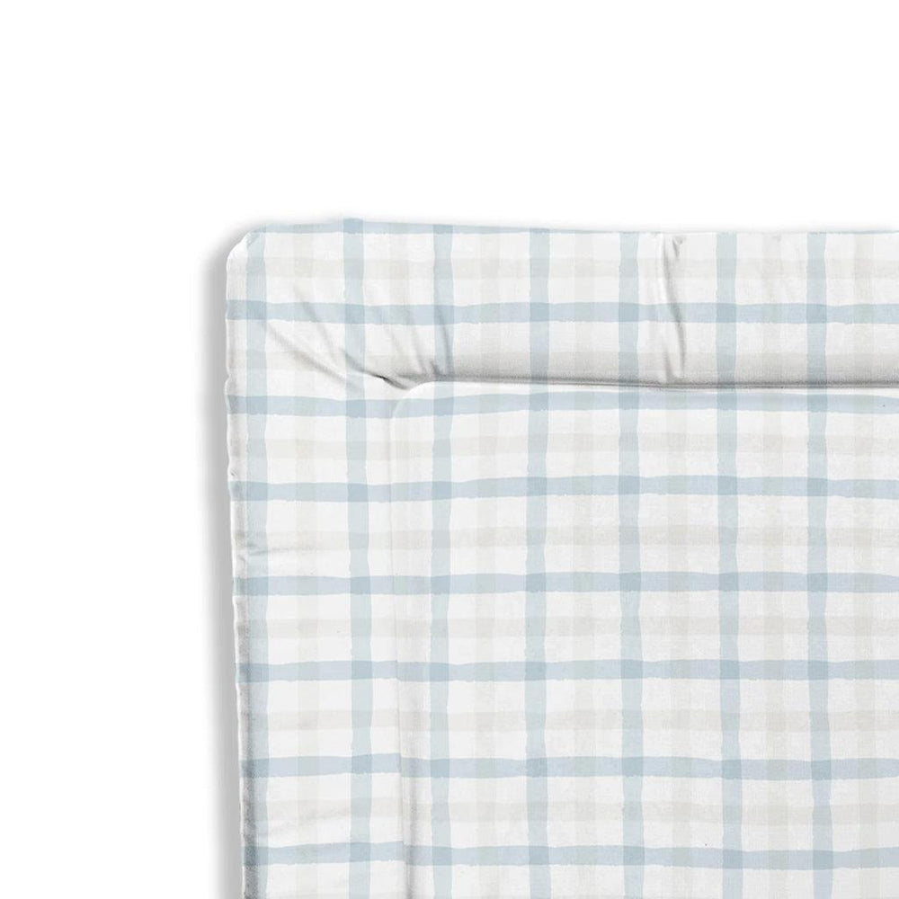 The Little Bumble Co. Standard Changing Mat - Blue Beige Plaid-Changing Mats-Blue Beige Plaid- | Natural Baby Shower