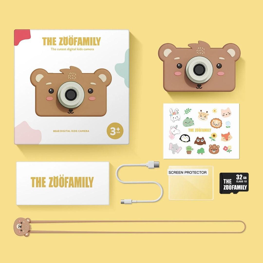 The Zoofamily Zoo Friends Digital Camera - Bear-Role Play-Bear-One Size | Natural Baby Shower