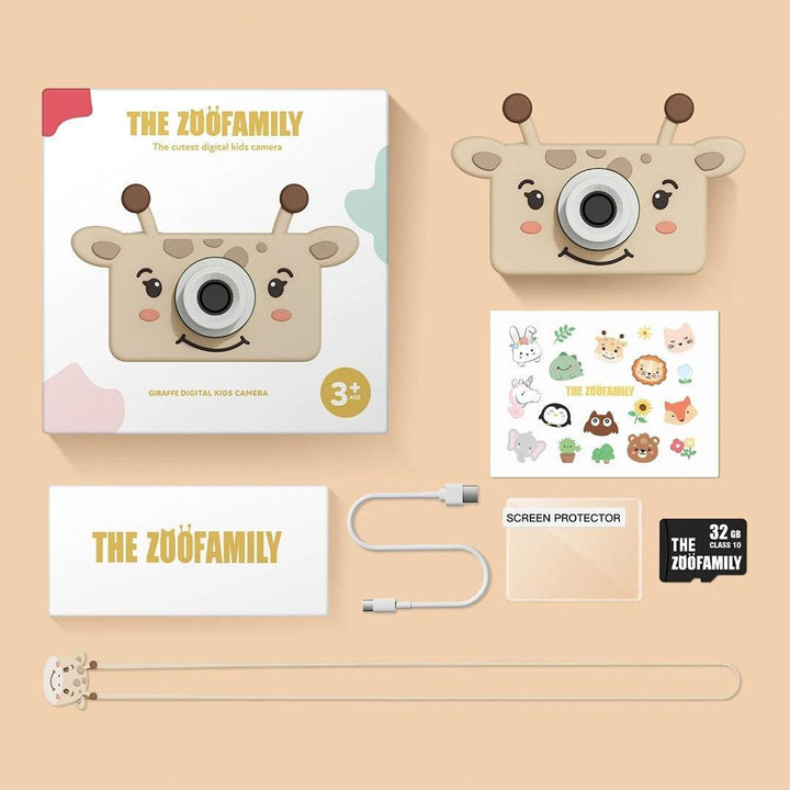 The Zoofamily Zoo Friends Digital Camera - Giraffe-Role Play-Giraffe-One Size | Natural Baby Shower
