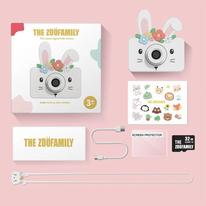 The Zoofamily Zoo Friends Digital Camera - Rabbit Flower-Role Play-Rabbit Flower-One Size | Natural Baby Shower