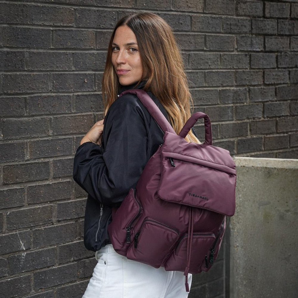 TIBA + MARL Alto Changing Backpack - Burgundy-Changing Bags-Burgundy- | Natural Baby Shower