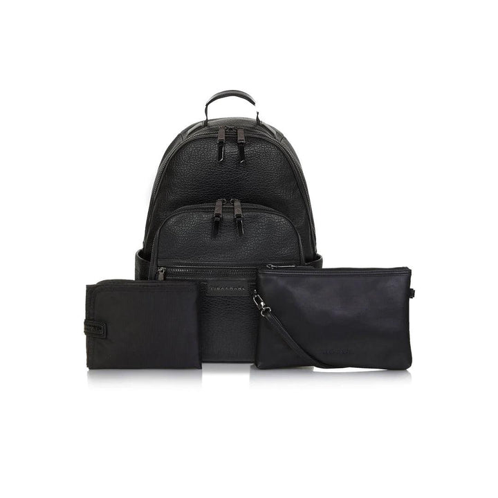 Tiba + Marl Elwood Twin Backpack - Black-Changing Bags- | Natural Baby Shower