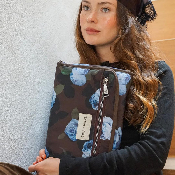 TIBA + MARL Etta Changing Clutch - Modern Floral-Changing Bags-Modern Floral-One Size | Natural Baby Shower