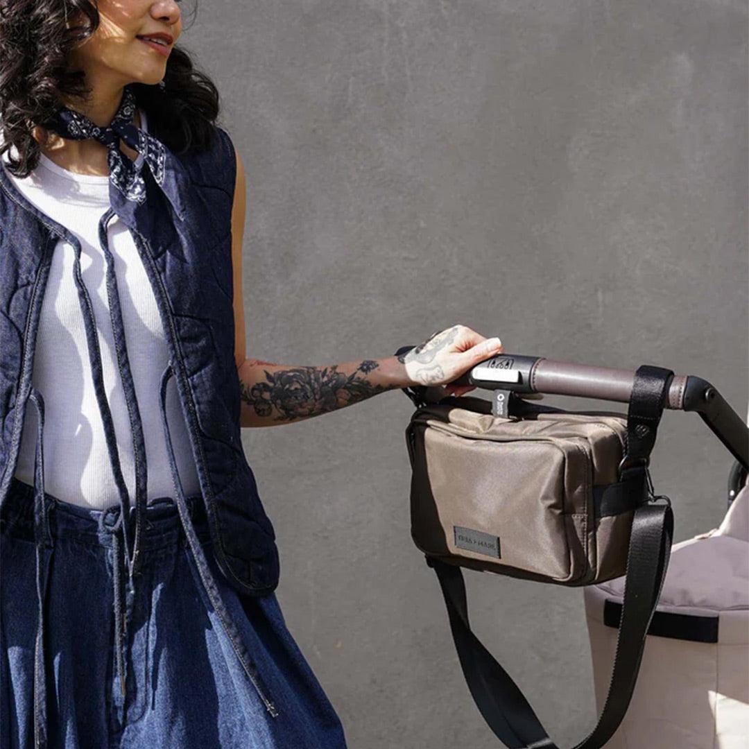 TIBA + MARL Hiro Buggy Organiser / Changing Bag - Chocolate-Changing Bags-Chocolate- | Natural Baby Shower