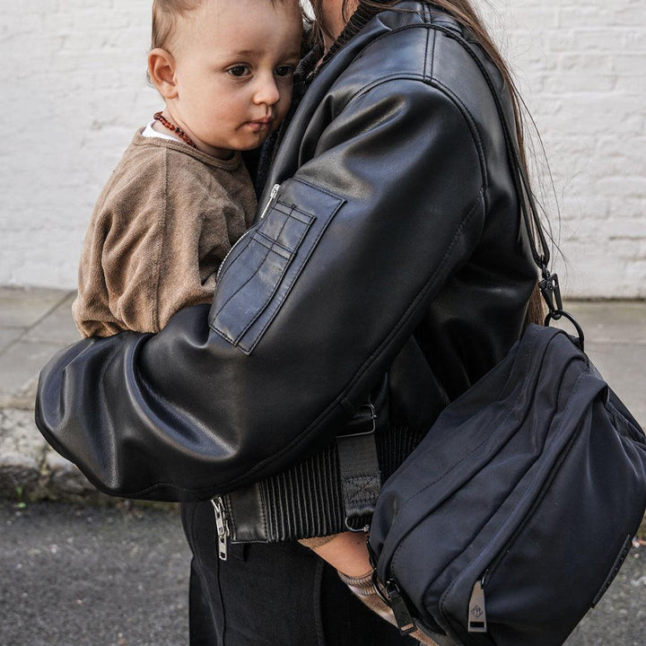 TIBA + MARL Hiro Buggy Organiser - Black-Stroller Organisers-Black- | Natural Baby Shower