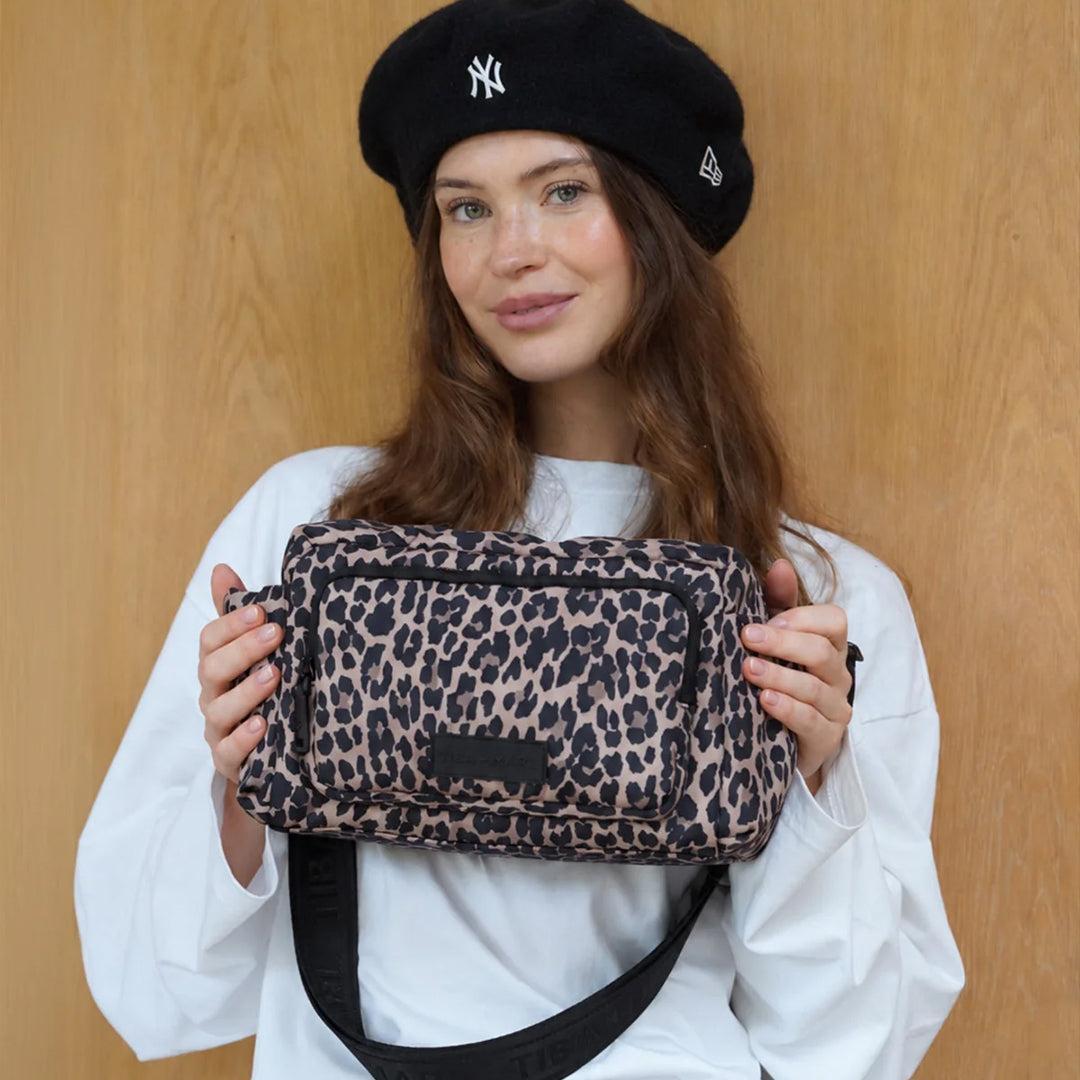 TIBA + MARL Inka Stroller Organiser - Leopard-Stroller Organisers-Leopard-One Size | Natural Baby Shower