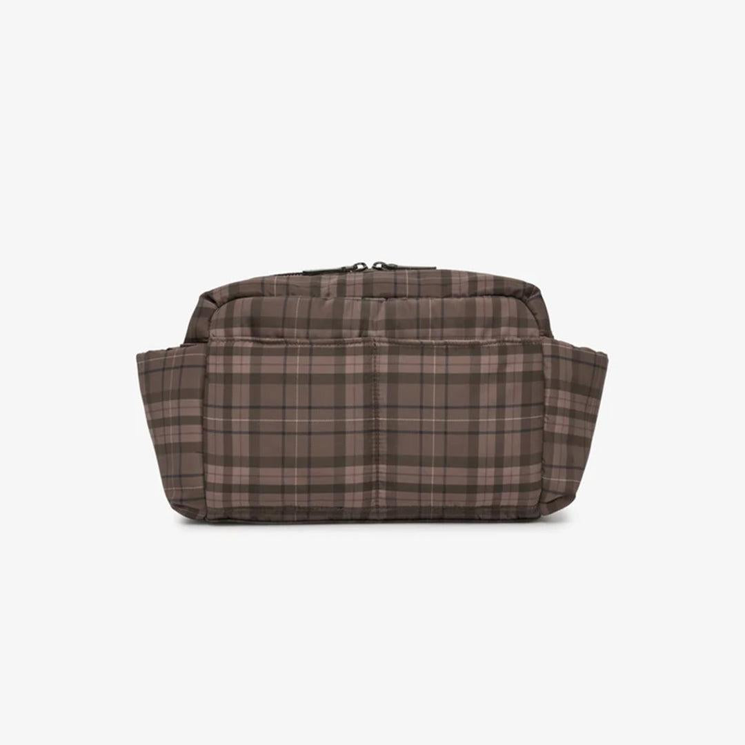 TIBA + MARL Inka Stroller Organiser - Tartan-Stroller Organisers-Tartan-One Size | Natural Baby Shower