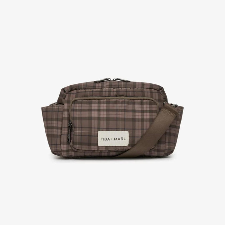 TIBA + MARL Inka Stroller Organiser - Tartan-Stroller Organisers-Tartan-One Size | Natural Baby Shower