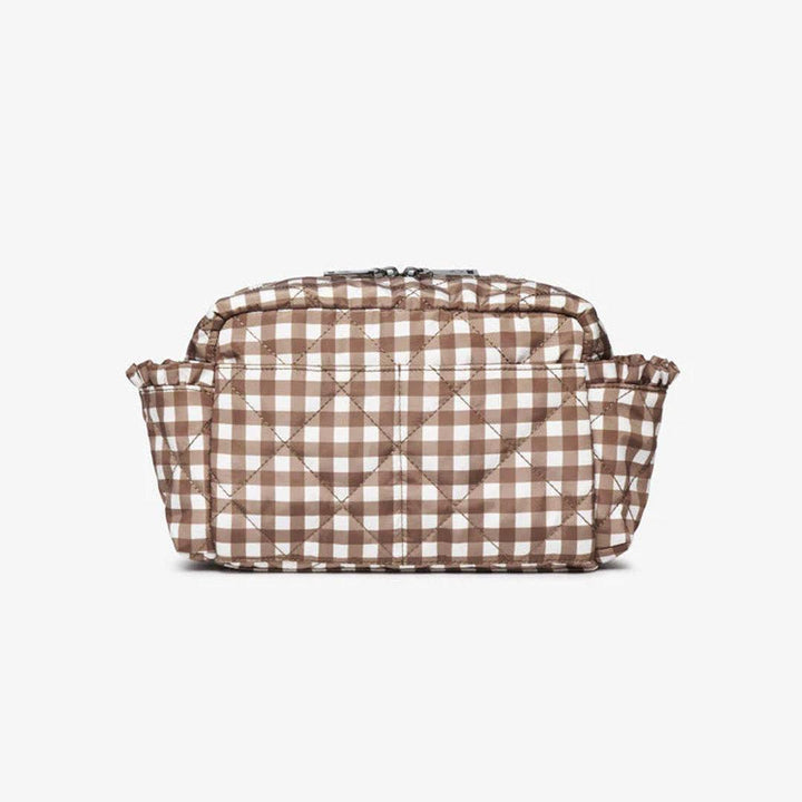 TIBA + MARL Inka Stroller Organiser - Brown Gingham-Stroller Organisers- | Natural Baby Shower