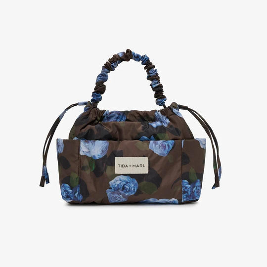 TIBA + MARL Mini Luna Drawstring Stroller Bag - Modern Floral-Changing Bags-Modern Floral-One Size | Natural Baby Shower