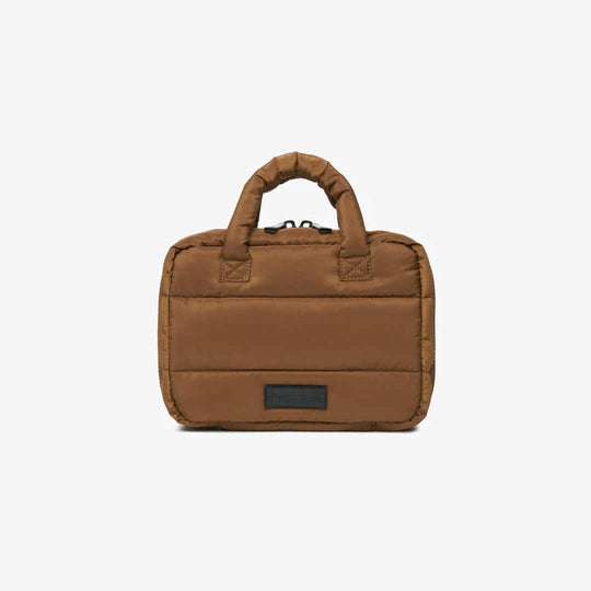 TIBA + MARL Mini Stroller Organiser Puffy Quilt - Coffee-Stroller Organisers-Coffee- | Natural Baby Shower