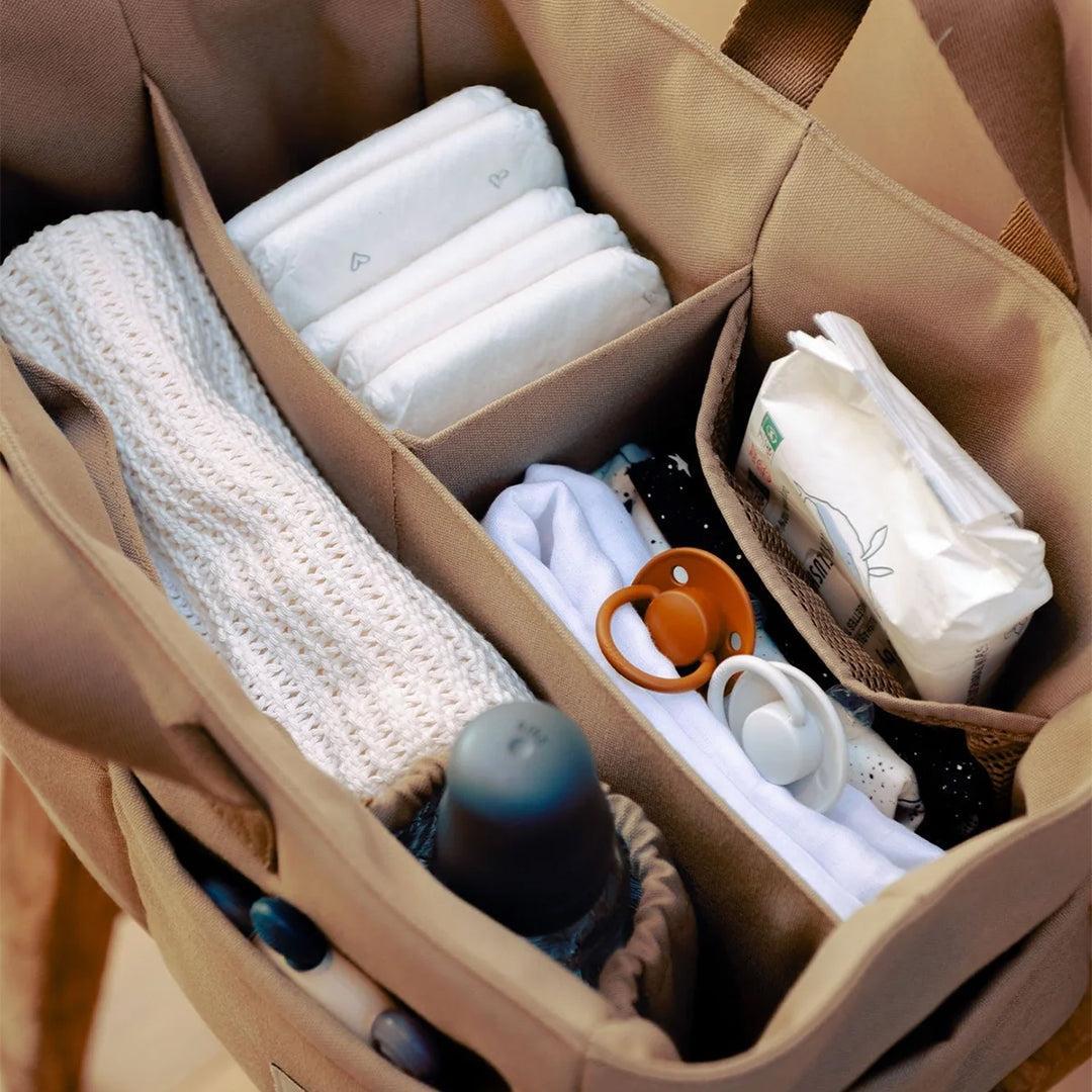 Tiba + Marl Canvas Caddy - Desert-Stroller Organisers-Desert- | Natural Baby Shower