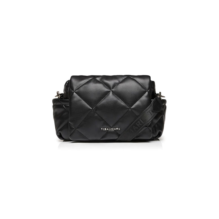 Tiba + Marl Nova Eco Compact Quilted Changing Bag - Black-Mini Bags-Black- | Natural Baby Shower