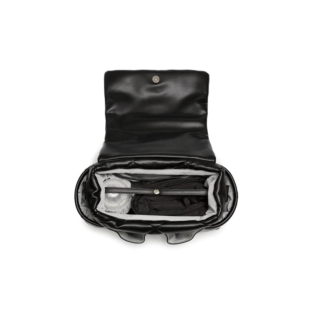 Tiba + Marl Nova Eco Compact Quilted Changing Bag - Black-Mini Bags-Black- | Natural Baby Shower