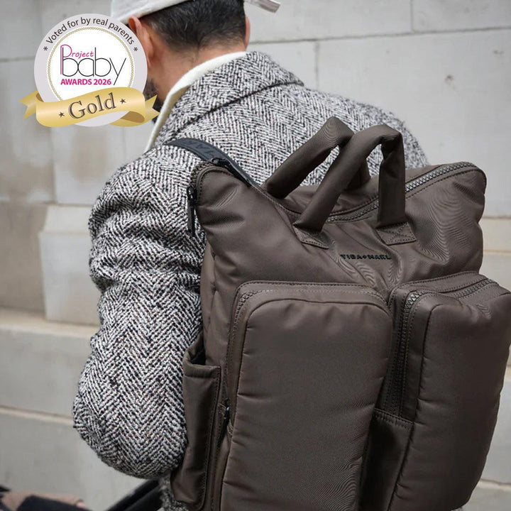 TIBA + MARL Ozzy Backpack - Chocolate-Changing Bags- | Natural Baby Shower