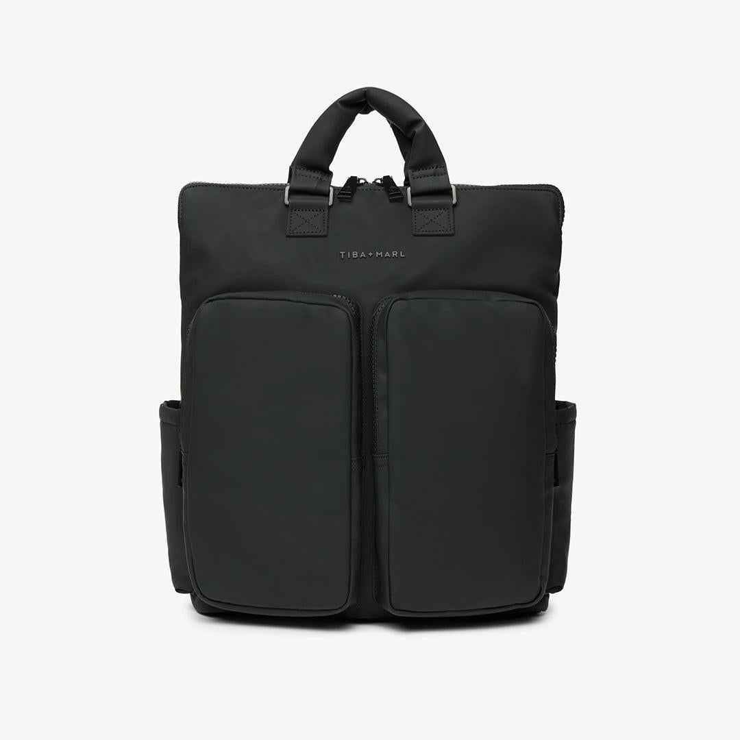 TIBA + MARL Ozzy Backpack - Matte Black-Changing Bags-Matte Black- | Natural Baby Shower