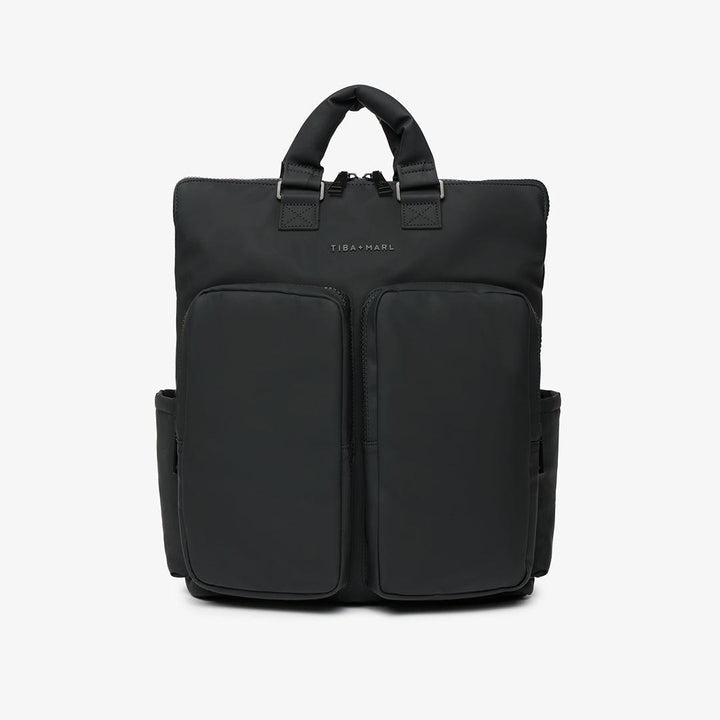 TIBA + MARL Ozzy Backpack - Matte Black-Changing Bags-Matte Black- | Natural Baby Shower
