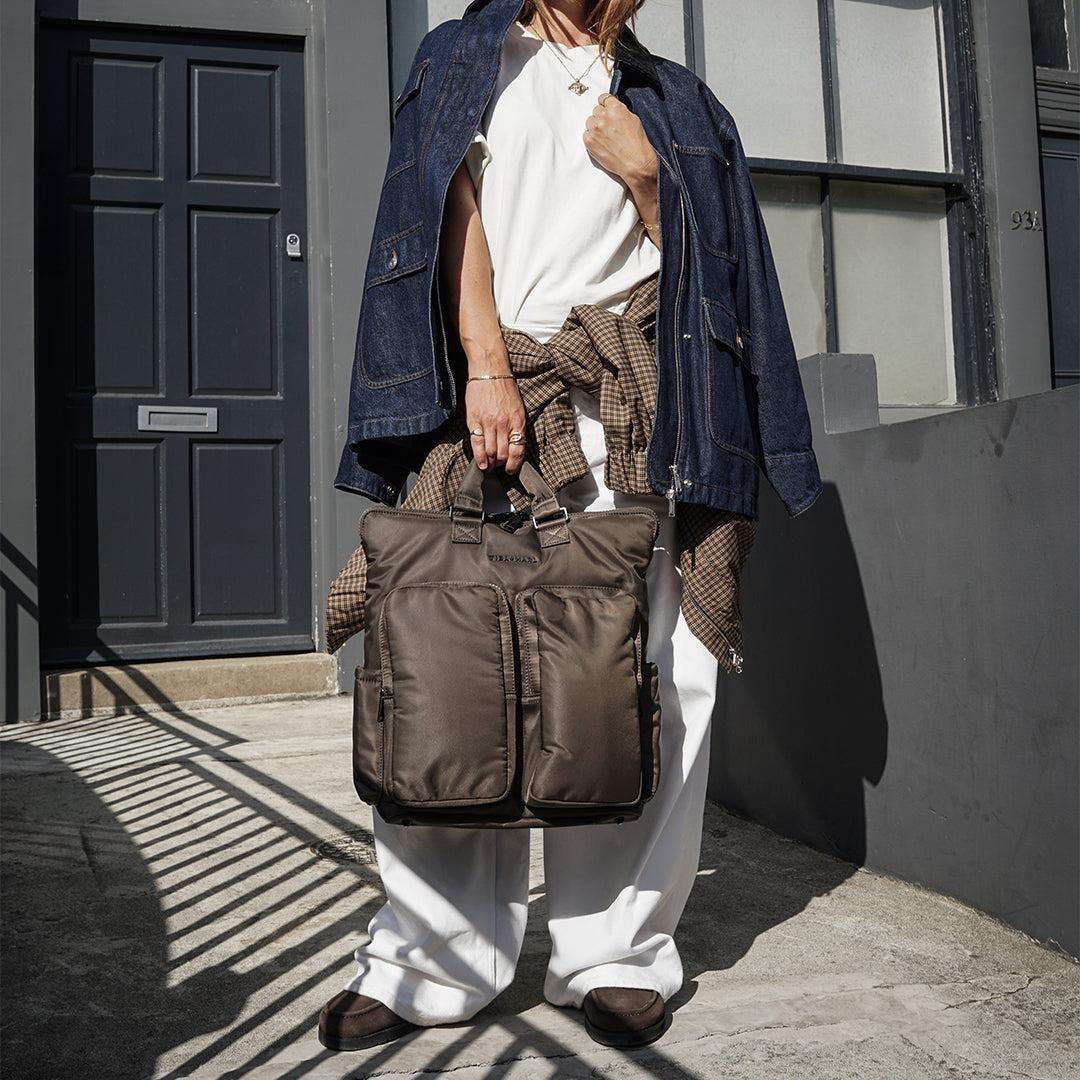 TIBA + MARL Ozzy Backpack - Chocolate-Changing Bags-Chocolate- | Natural Baby Shower