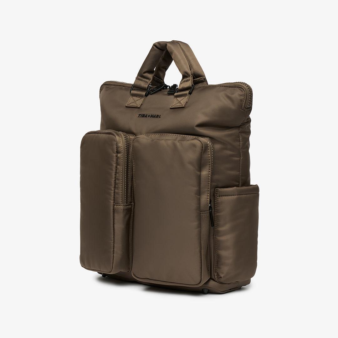 TIBA + MARL Ozzy Backpack - Chocolate-Changing Bags-Chocolate- | Natural Baby Shower