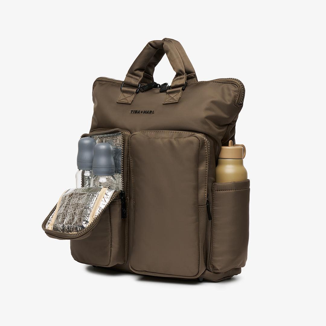 TIBA + MARL Ozzy Backpack - Chocolate-Changing Bags-Chocolate- | Natural Baby Shower