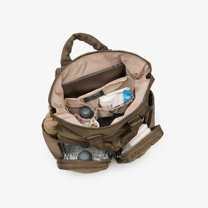 TIBA + MARL Ozzy Backpack - Chocolate-Changing Bags-Chocolate- | Natural Baby Shower