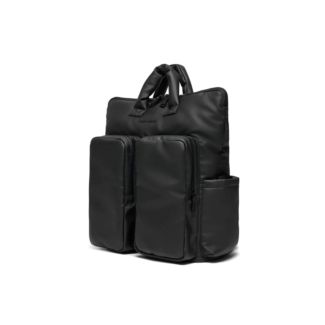 Tiba + Marl Ozzy Changing Tote - Matte Black-Changing Bags-Matte Black- | Natural Baby Shower