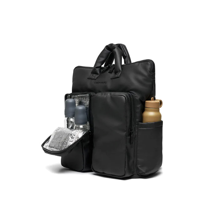 Tiba + Marl Ozzy Changing Tote - Matte Black-Changing Bags-Matte Black- | Natural Baby Shower