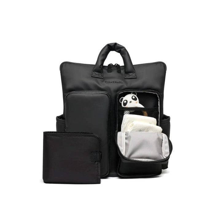 Tiba + Marl Ozzy Changing Tote - Matte Black-Changing Bags-Matte Black- | Natural Baby Shower