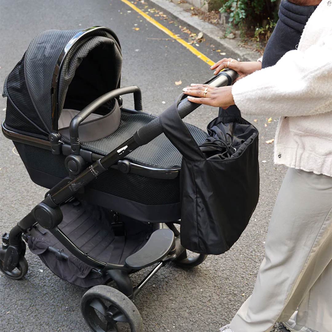 TIBA + MARL Packable Shopping Bag - Black-Mini Bags-Black- | Natural Baby Shower