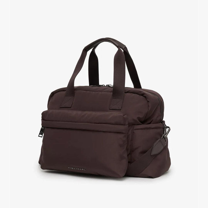 TIBA + MARL Phoenix Eco Holdall Changing Bag - Chocolate-Changing Bags-Chocolate-One Size | Natural Baby Shower