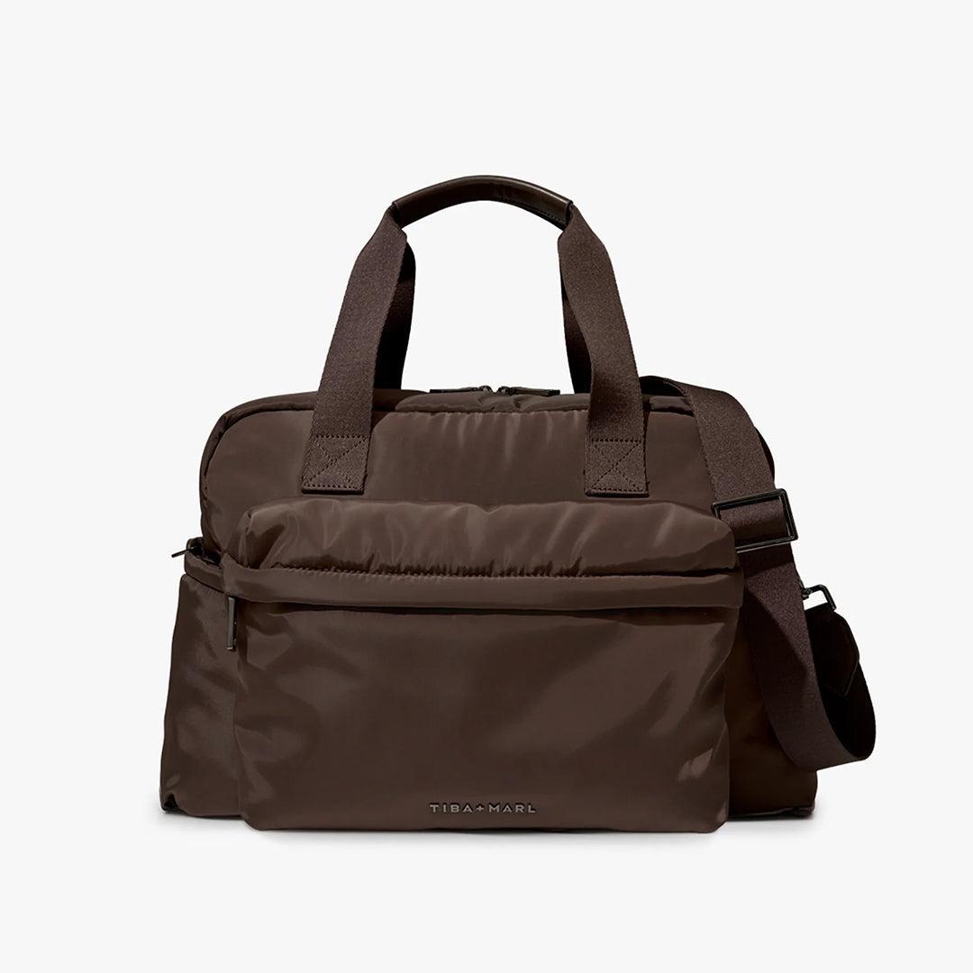 TIBA + MARL Phoenix Eco Holdall Changing Bag - Chocolate-Changing Bags-Chocolate-One Size | Natural Baby Shower