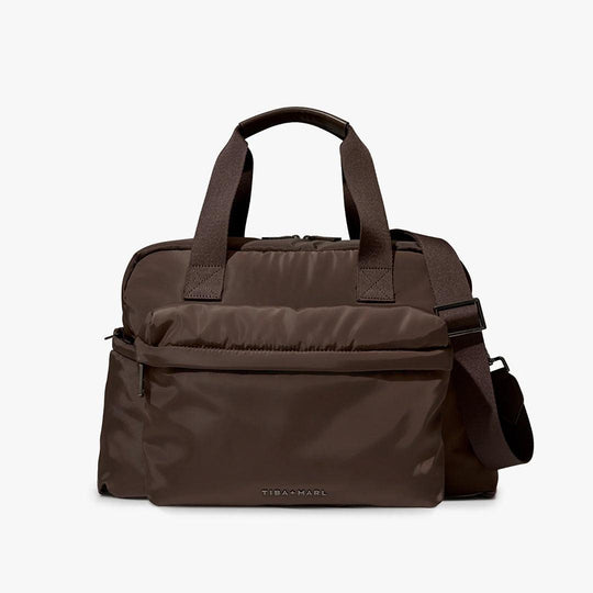 TIBA + MARL Phoenix Eco Holdall Changing Bag - Chocolate-Changing Bags-Chocolate-One Size | Natural Baby Shower