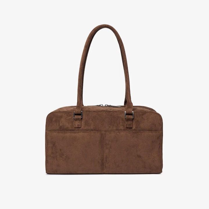 TIBA + MARL Riley - Brown Faux Suede-Changing Bags-Brown Faux Suede- | Natural Baby Shower