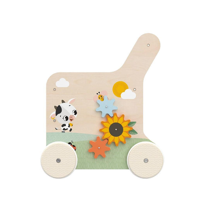 Tiny Love Farmers Funday Push & Play Wooden Walk Behind-Push-Alongs- | Natural Baby Shower