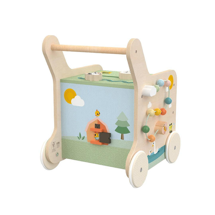 Tiny Love Farmers Funday Push & Play Wooden Walk Behind-Push-Alongs- | Natural Baby Shower