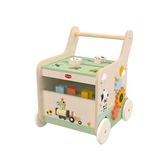 Tiny Love Farmers Funday Push & Play Wooden Walk Behind-Push-Alongs- | Natural Baby Shower