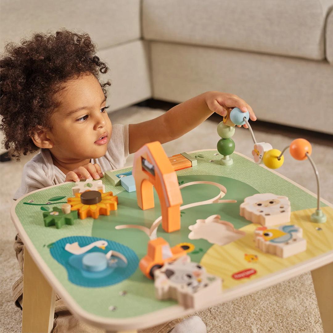 Tiny Love Farmers Funday Wooden Activity Table-Tables + Seating- | Natural Baby Shower
