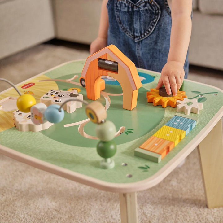 Tiny Love Farmers Funday Wooden Activity Table-Tables + Seating- | Natural Baby Shower