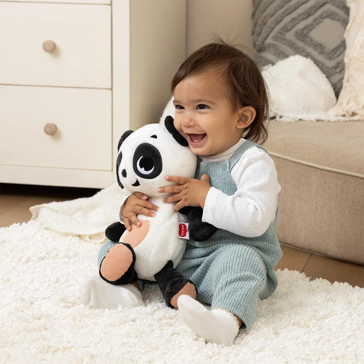 Tiny Love Plush Snuggly Buddy - Black And White-Soft Toys-Black And White- | Natural Baby Shower