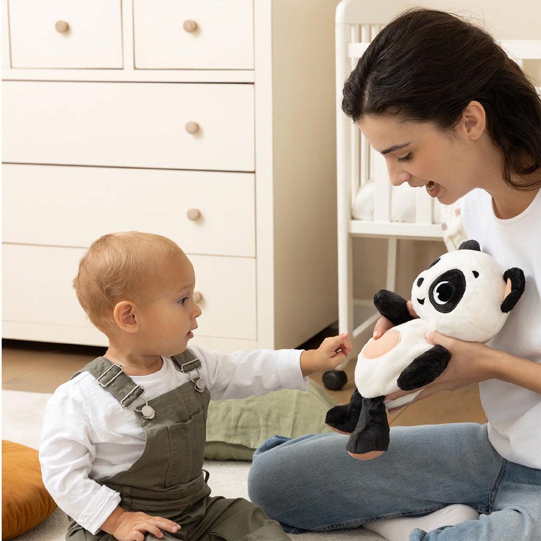 Tiny Love Plush Snuggly Buddy - Black And White-Soft Toys-Black And White- | Natural Baby Shower