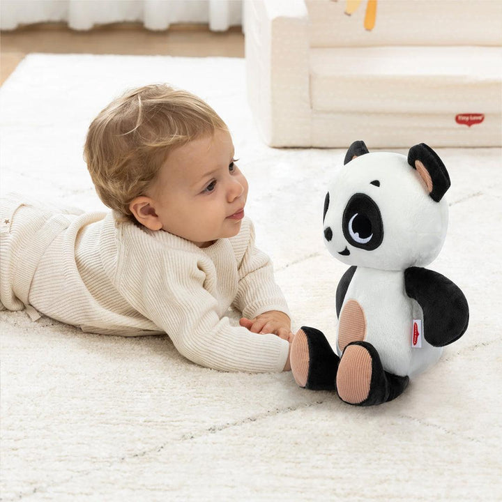 Tiny Love Plush Snuggly Buddy - Black And White-Soft Toys-Black And White- | Natural Baby Shower