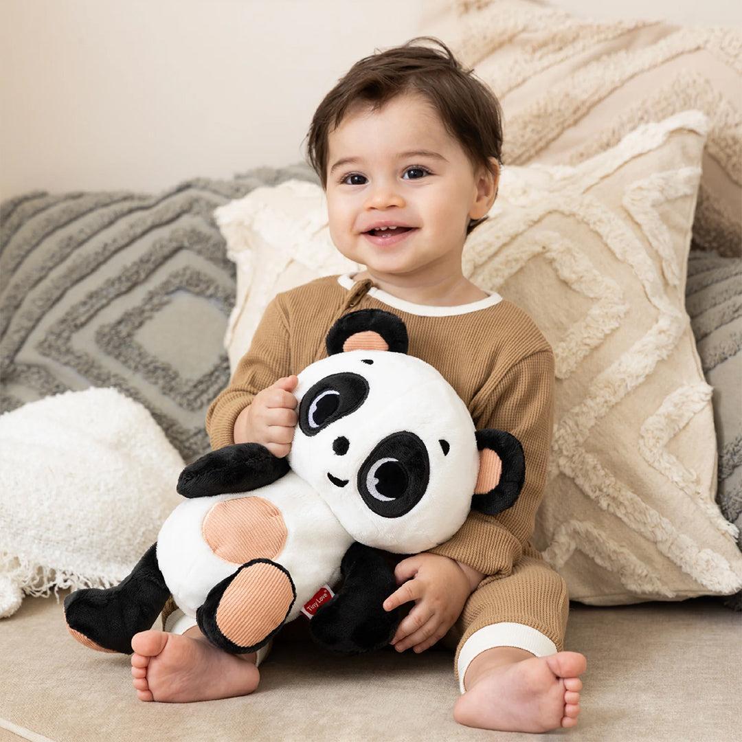 Tiny Love Plush Snuggly Buddy - Black And White-Soft Toys-Black And White- | Natural Baby Shower