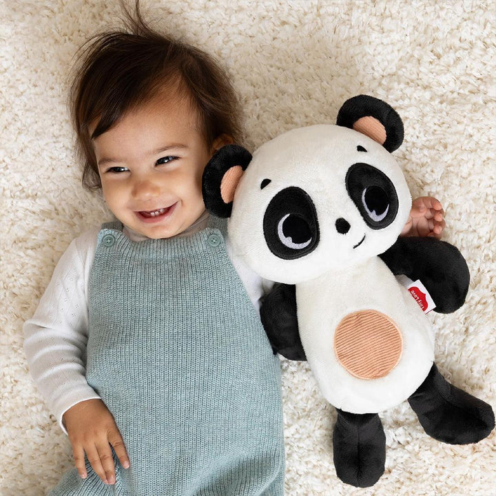Tiny Love Plush Snuggly Buddy - Black And White-Soft Toys-Black And White- | Natural Baby Shower