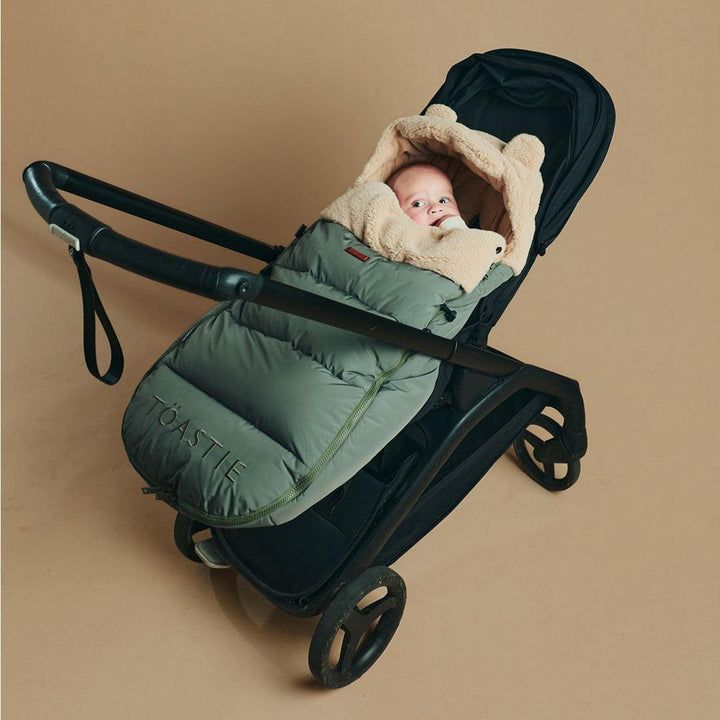 TÖASTIE Cloud Footmuff - Sage-Footmuffs- | Natural Baby Shower
