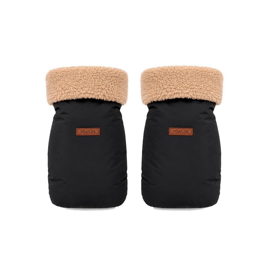 TÖASTIE Cloud Hand Warmers - Liquorice Black-Stroller Mittens- | Natural Baby Shower
