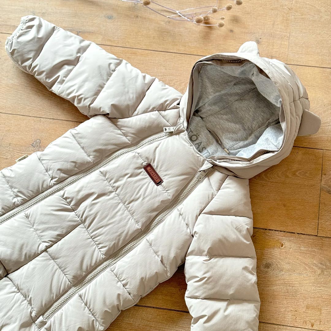 TOASTIE Eco-Fill Cloud Onesie - Winter White-Snowsuits-Winter White-0-6m | Natural Baby Shower