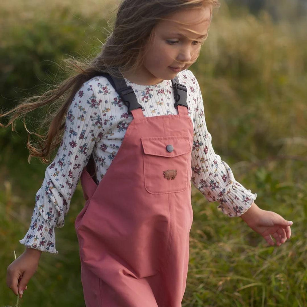 TOASTIE Waterproof Dungarees - Rose Pink-Dungarees-Rose Pink-12-18m | Natural Baby Shower